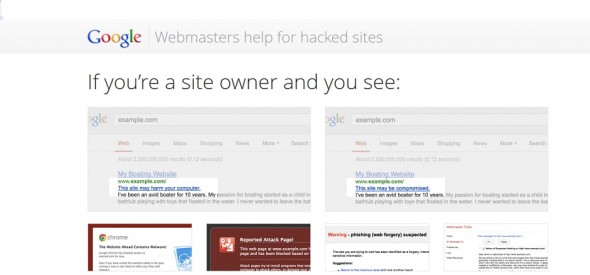 Google help for webmasters